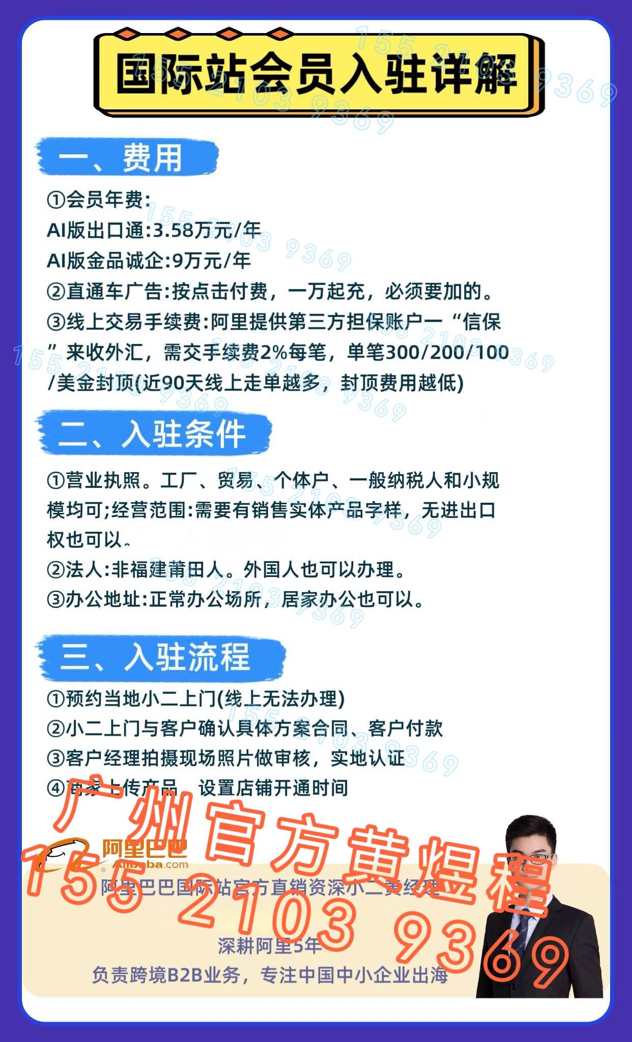2025官方｜阿里巴巴国际站入驻开店费用及条件流程一年多少钱