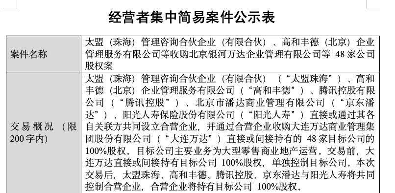 腾讯京东，盯上万达
