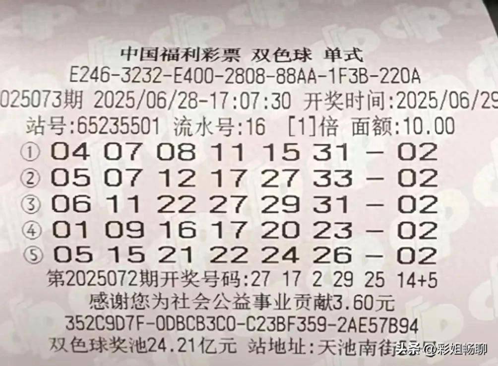 2、4、6、8偶数蓝码扎堆现身，双色球073期开奖：多张倍投票亮相